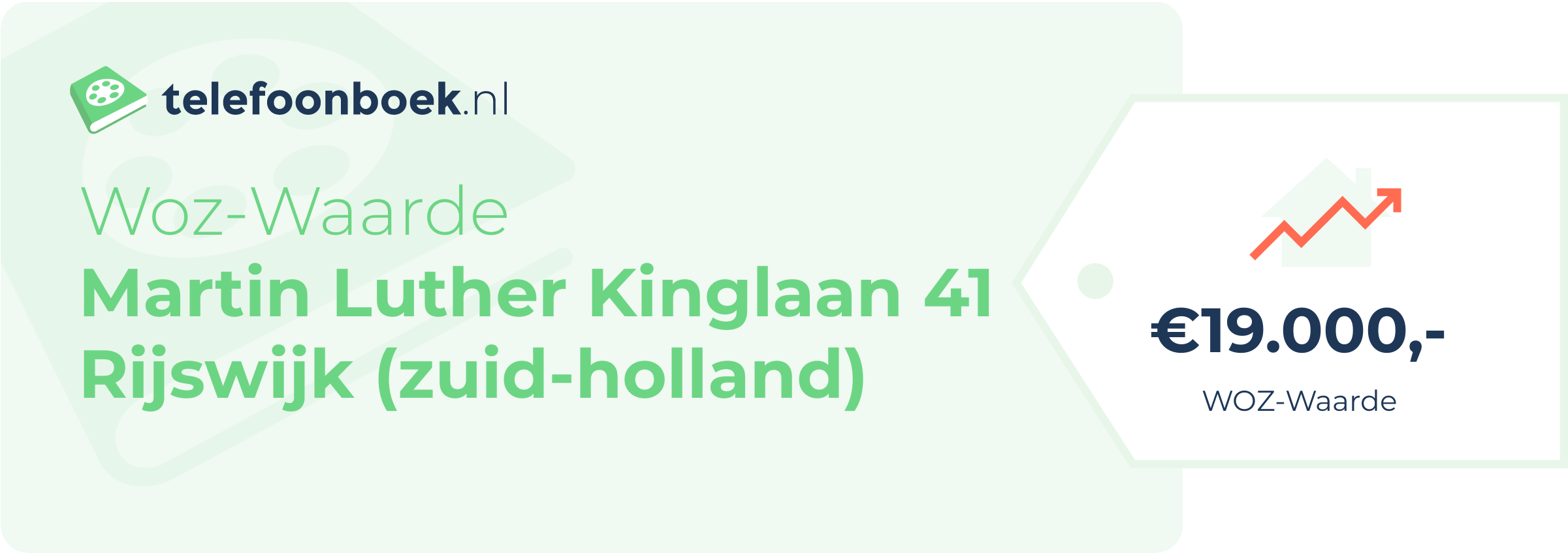 WOZ-waarde Martin Luther Kinglaan 41 Rijswijk (Zuid-Holland)