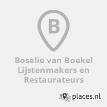 rollen Eik Uitwisseling Boselie van Boekel Lijstenmakers en Restaurateurs in Den Bosch - Hout -  Telefoonboek.nl - telefoongids bedrijven