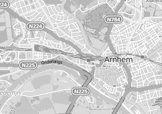 Kaartweergave van Uwv in Arnhem