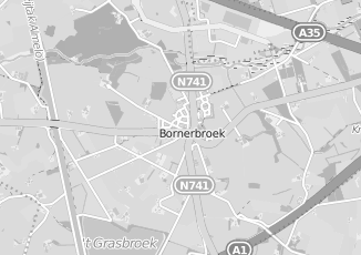 Kaartweergave van H kuiphuis in Bornerbroek
