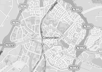 Kaartweergave van Brinker in Coevorden