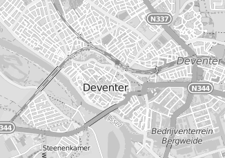 Kaartweergave van Fournituren in Deventer