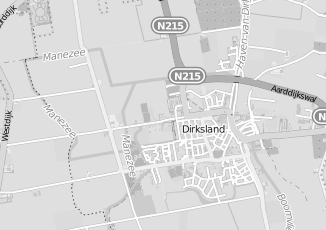 Kaartweergave van Verhuur woonruimte in Dirksland