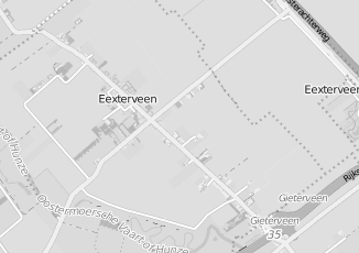 Kaartweergave van B en b in Eexterveen