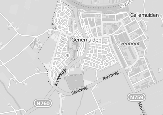 Kaartweergave van Groothandel in kunstgras in Genemuiden