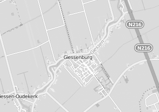 Kaartweergave van Bloementeelt in Giessenburg