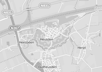 Kaartweergave van Briels in Heusden Gemeente Heusden Noord Brabant