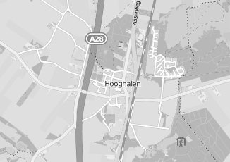Kaartweergave van Verhuur woonruimte in Hooghalen