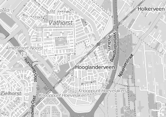 Kaartweergave van Vervoer in Hooglanderveen