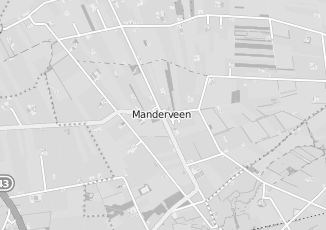 Kaartweergave van H enbers in Manderveen