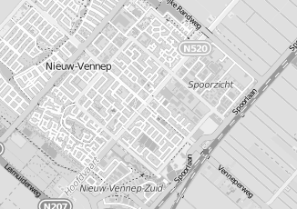 Kaartweergave van Dervoorder in Nieuw Vennep