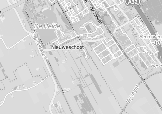Kaartweergave van A hazelhoff in Nieuweschoot