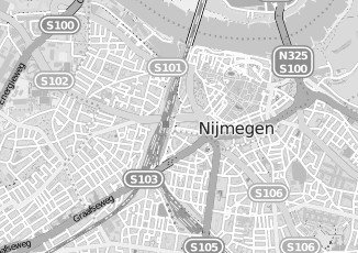 Kaartweergave van Bronstein in Nijmegen