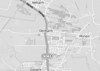 Kaartweergave van Gemeentehuis s in Oentsjerk