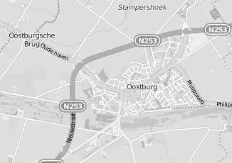 Kaartweergave van Duijsserinck in Oostburg