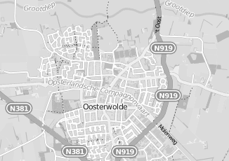 Kaartweergave van Brons in Oosterwolde Friesland