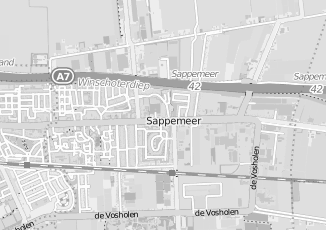 Kaartweergave van Viswinkel in Sappemeer