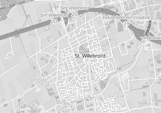 Kaartweergave van Nuijten maas in Sint Willebrord