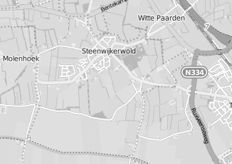 Kaartweergave van J van der hogen in Steenwijkerwold