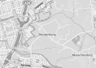 Kaartweergave van Dienstverlening in Stoutenburg