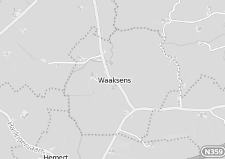 Kaartweergave van Bouwmarkt in Waaksens
