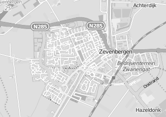 Kaartweergave van Broekmeulen in Zevenbergen