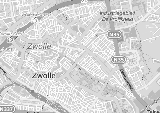 Kaartweergave van Infrastructuur in Zwolle